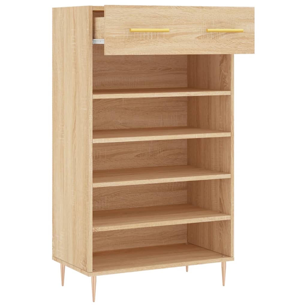 vidaXL Pantofar, stejar sonoma, 60x35x105 cm, lemn compozit