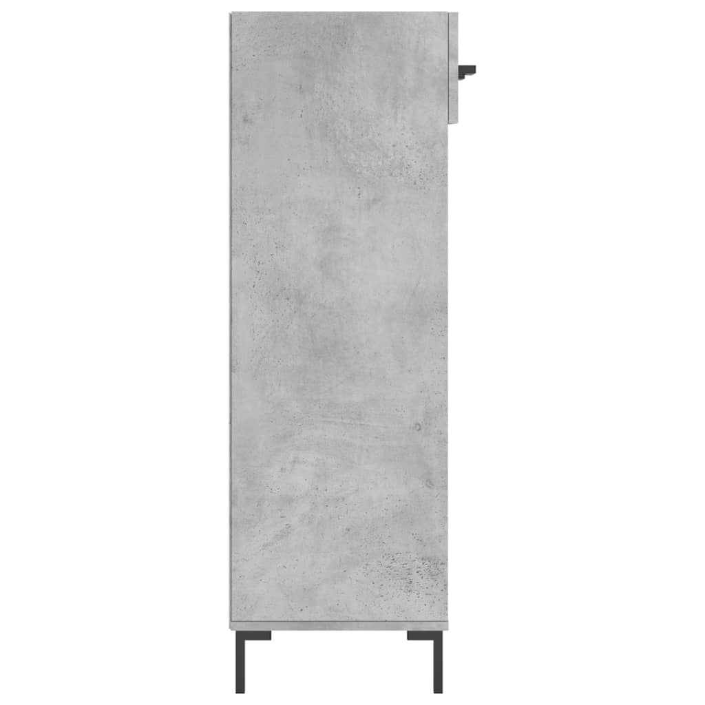 vidaXL Pantofar, gri beton, 60x35x105 cm, lemn compozit vidaXL Pantofar, gri beton, 60x35x105 cm, lemn compozit