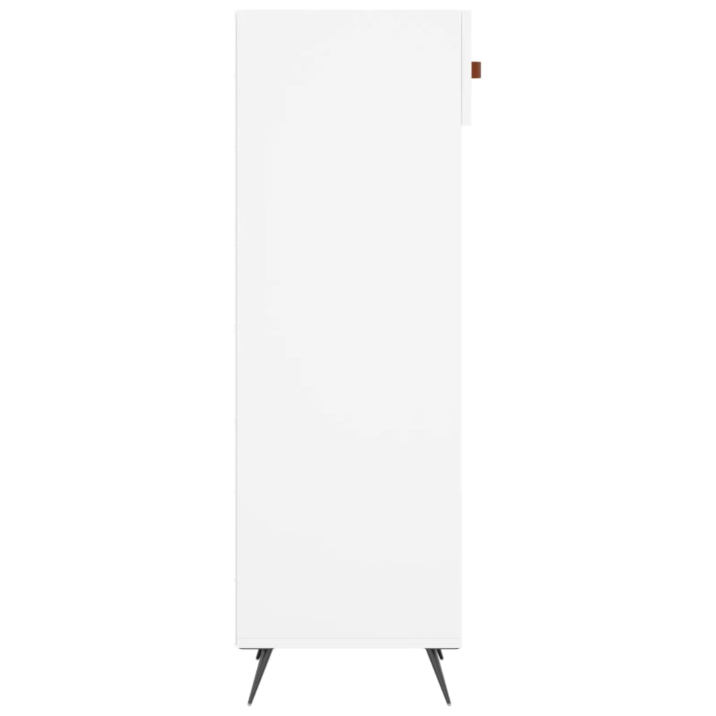 vidaXL Pantofar, alb, 30x35x105 cm, lemn compozit vidaXL Pantofar, alb, 30x35x105 cm, lemn compozit