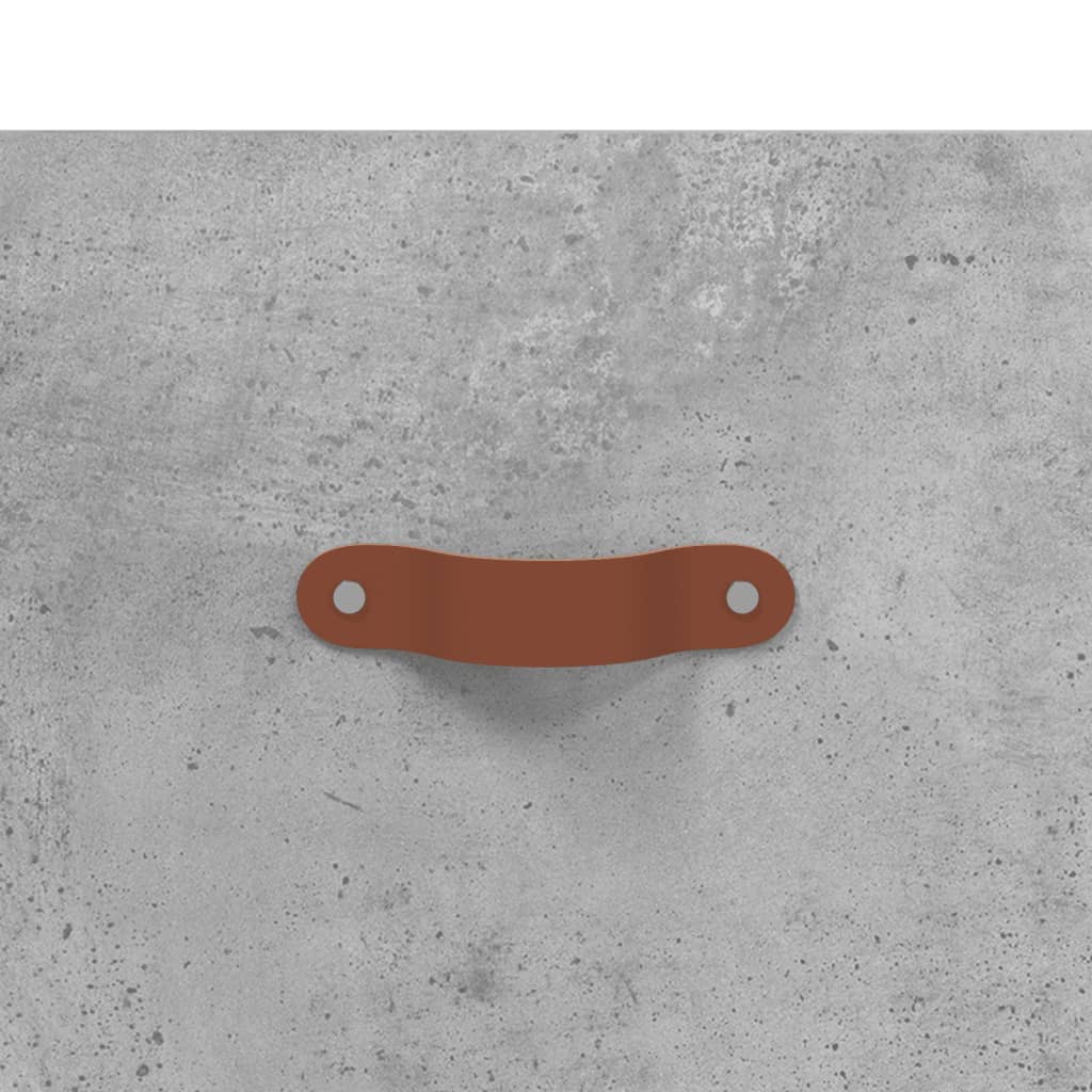 vidaXL Pantofar, gri beton, 30x35x105 cm, lemn compozit