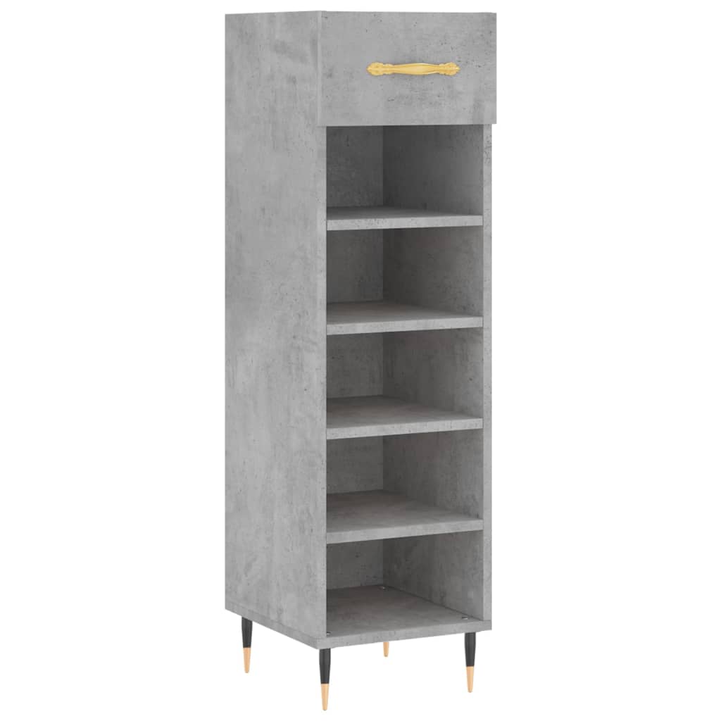 vidaXL Pantofar, gri beton, 30x35x105 cm, lemn compozit vidaXL Pantofar, gri beton, 30x35x105 cm, lemn compozit