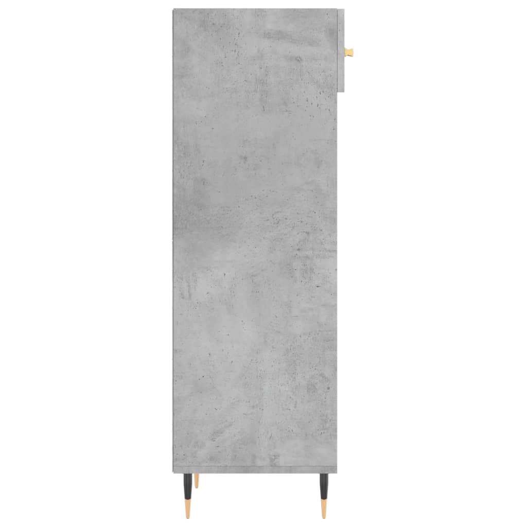 vidaXL Pantofar, gri beton, 30x35x105 cm, lemn compozit vidaXL Pantofar, gri beton, 30x35x105 cm, lemn compozit