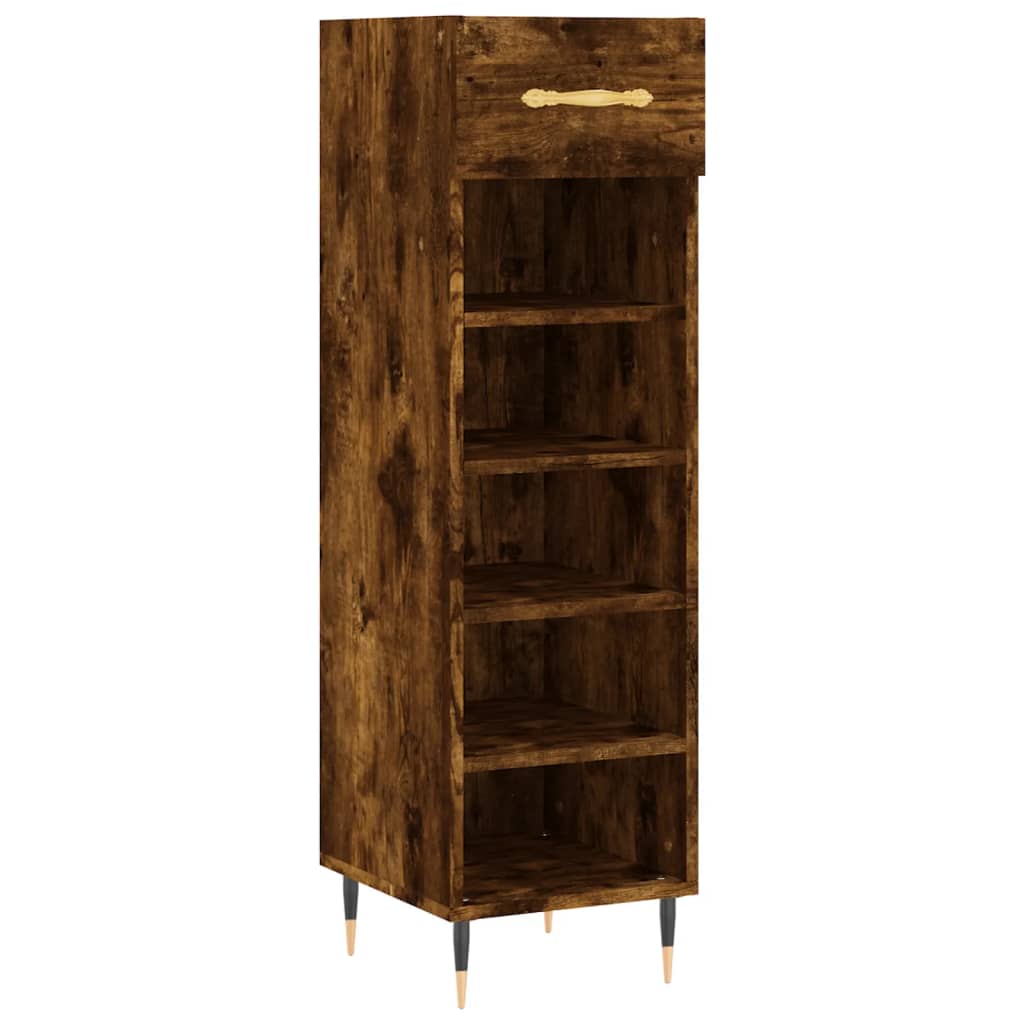 vidaXL Pantofar, stejar afumat, 30x35x105 cm, lemn compozit vidaXL Pantofar, stejar afumat, 30x35x105 cm, lemn compozit