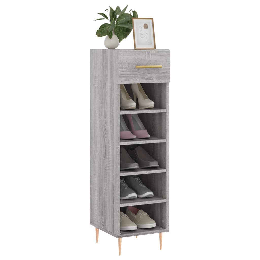 vidaXL Pantofar, gri sonoma, 30x35x105 cm, lemn compozit vidaXL Pantofar, gri sonoma, 30x35x105 cm, lemn compozit