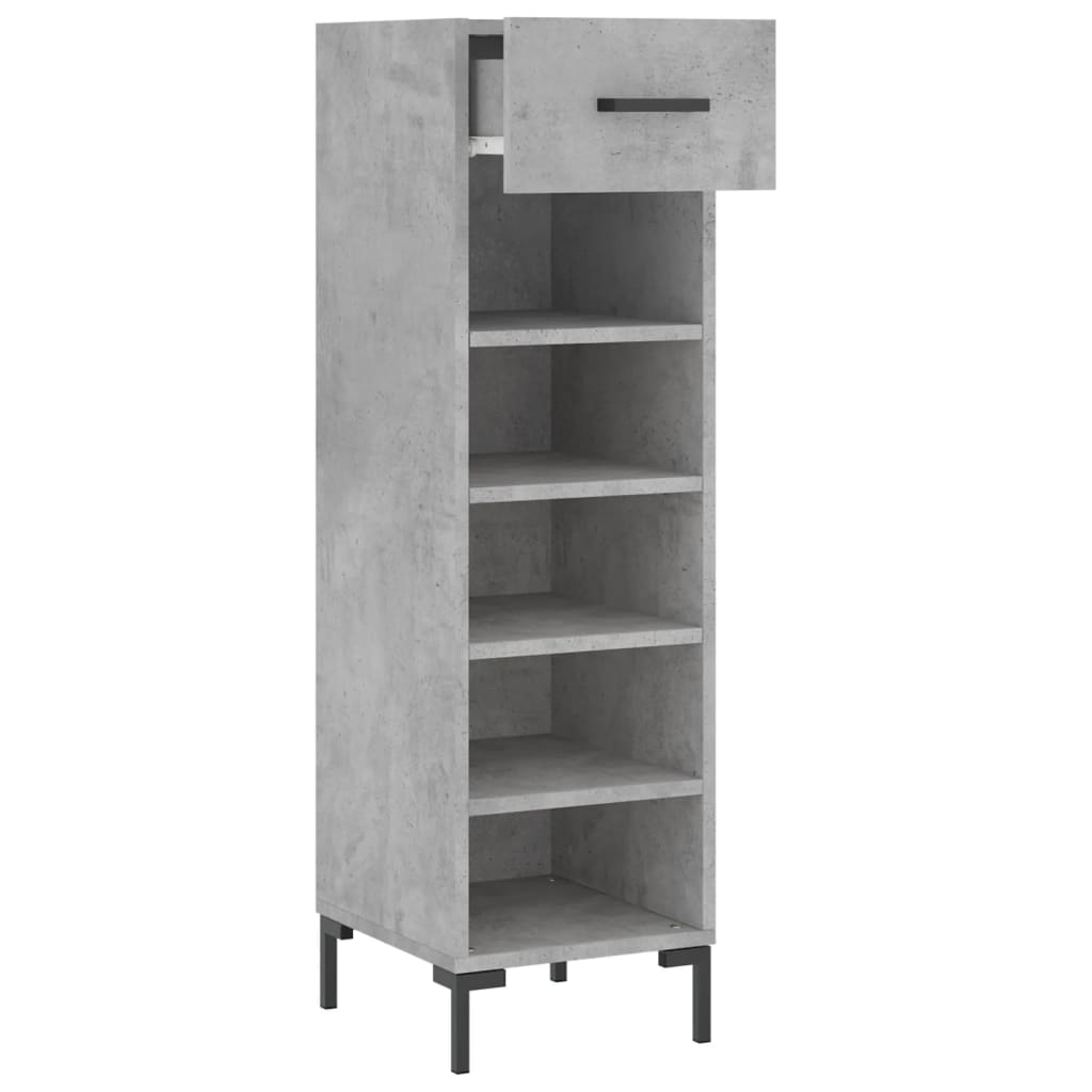 vidaXL Pantofar, gri beton, 30x35x105 cm, lemn compozit vidaXL Pantofar, gri beton, 30x35x105 cm, lemn compozit