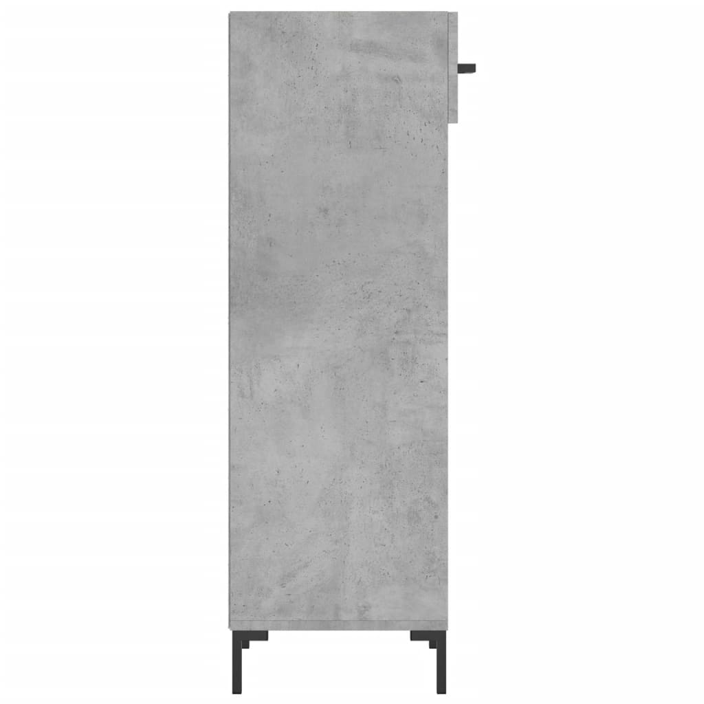 vidaXL Pantofar, gri beton, 30x35x105 cm, lemn compozit vidaXL Pantofar, gri beton, 30x35x105 cm, lemn compozit