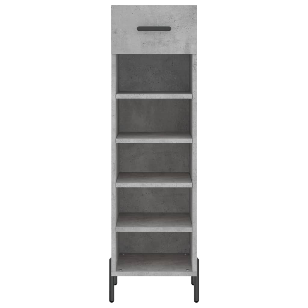 vidaXL Pantofar, gri beton, 30x35x105 cm, lemn compozit vidaXL Pantofar, gri beton, 30x35x105 cm, lemn compozit