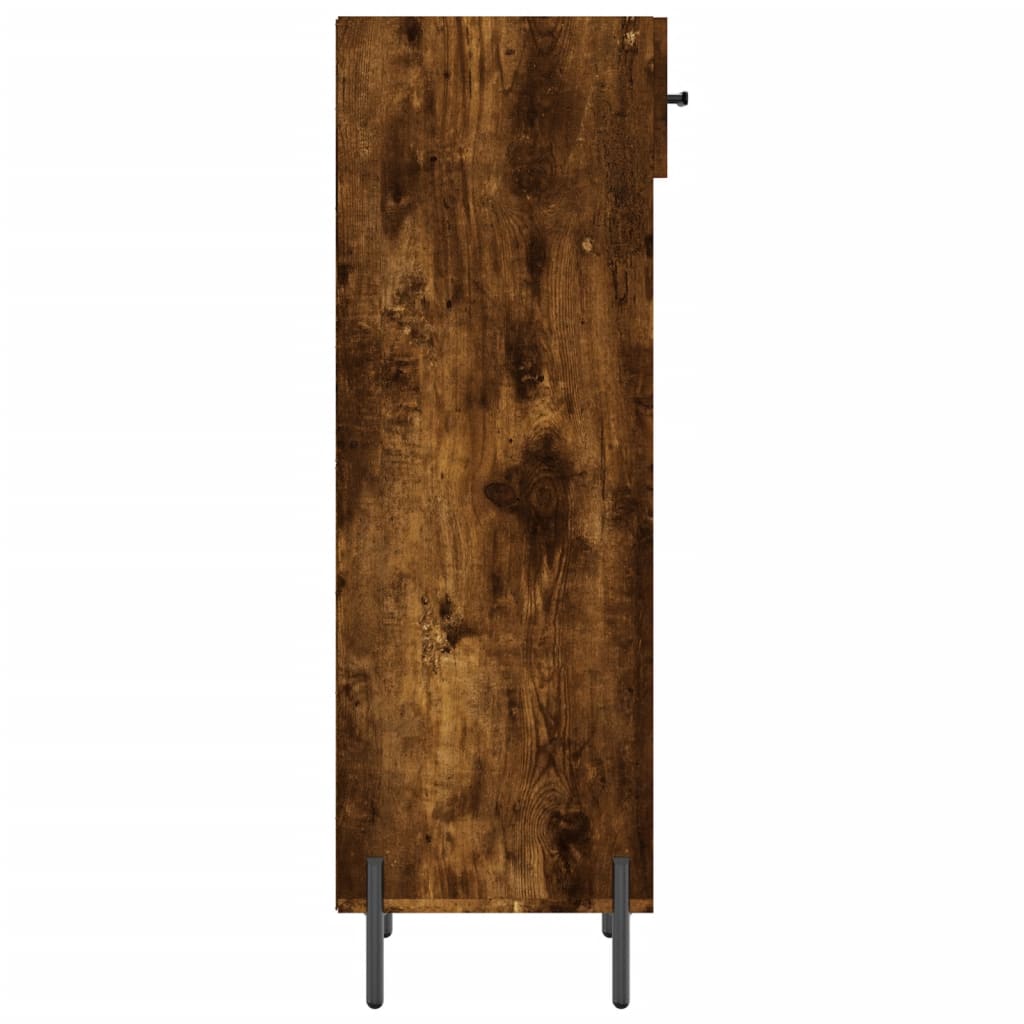 vidaXL Pantofar, stejar afumat, 30x35x105 cm, lemn compozit vidaXL Pantofar, stejar afumat, 30x35x105 cm, lemn compozit