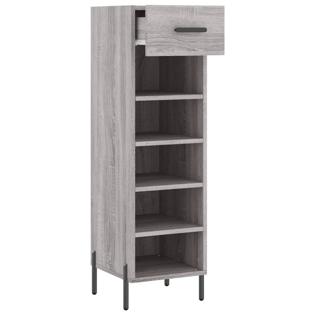 vidaXL Pantofar, gri sonoma, 30x35x105 cm, lemn compozit vidaXL Pantofar, gri sonoma, 30x35x105 cm, lemn compozit
