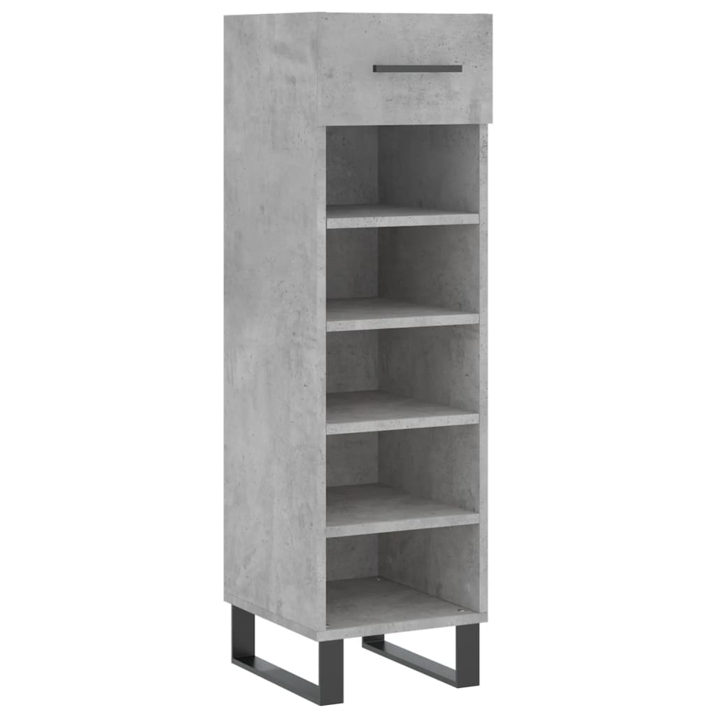 vidaXL Pantofar, gri beton, 30x35x105 cm, lemn compozit vidaXL Pantofar, gri beton, 30x35x105 cm, lemn compozit