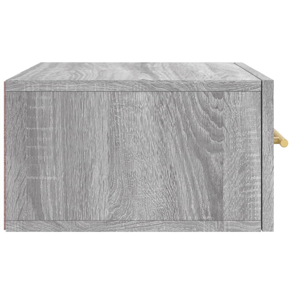 vidaXL Noptieră montată pe perete gri Sonoma 35x35x20 cm vidaXL Noptieră montată pe perete gri Sonoma 35x35x20 cm