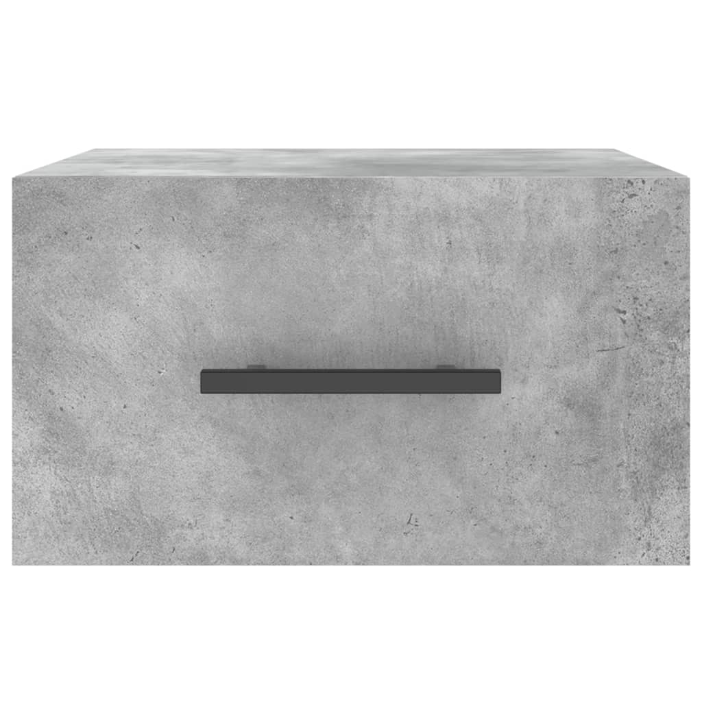 vidaXL Noptieră de perete, gri beton, 35x35x20 cm vidaXL Noptieră de perete, gri beton, 35x35x20 cm