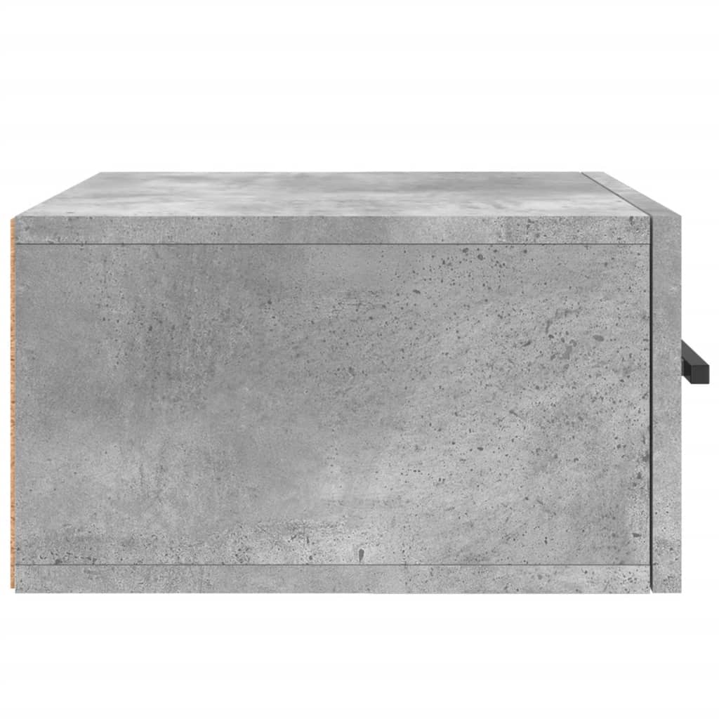 vidaXL Noptieră de perete, gri beton, 35x35x20 cm vidaXL Noptieră de perete, gri beton, 35x35x20 cm