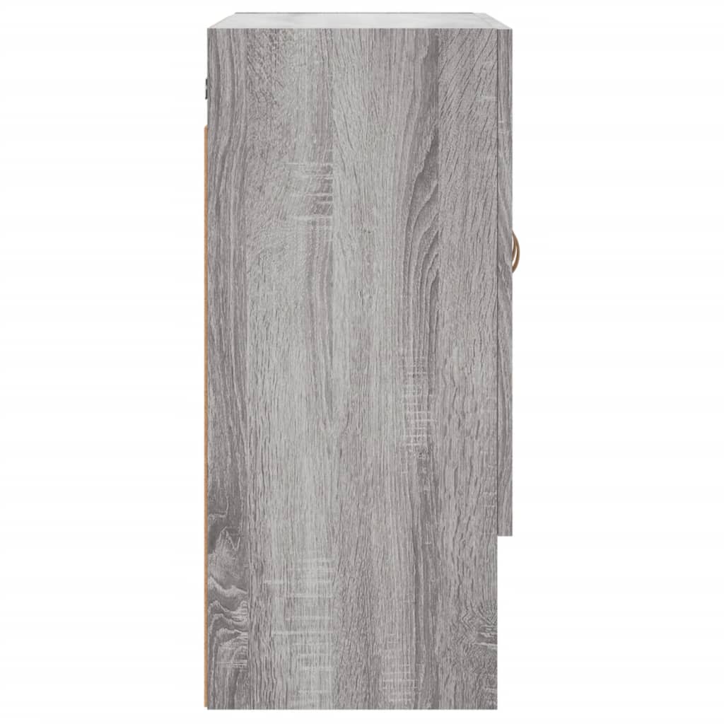vidaXL Dulap de perete, gri sonoma, 60x31x70 cm, lemn compozit