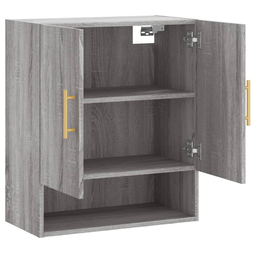 vidaXL Dulap de perete, gri sonoma, 60x31x70 cm, lemn compozit