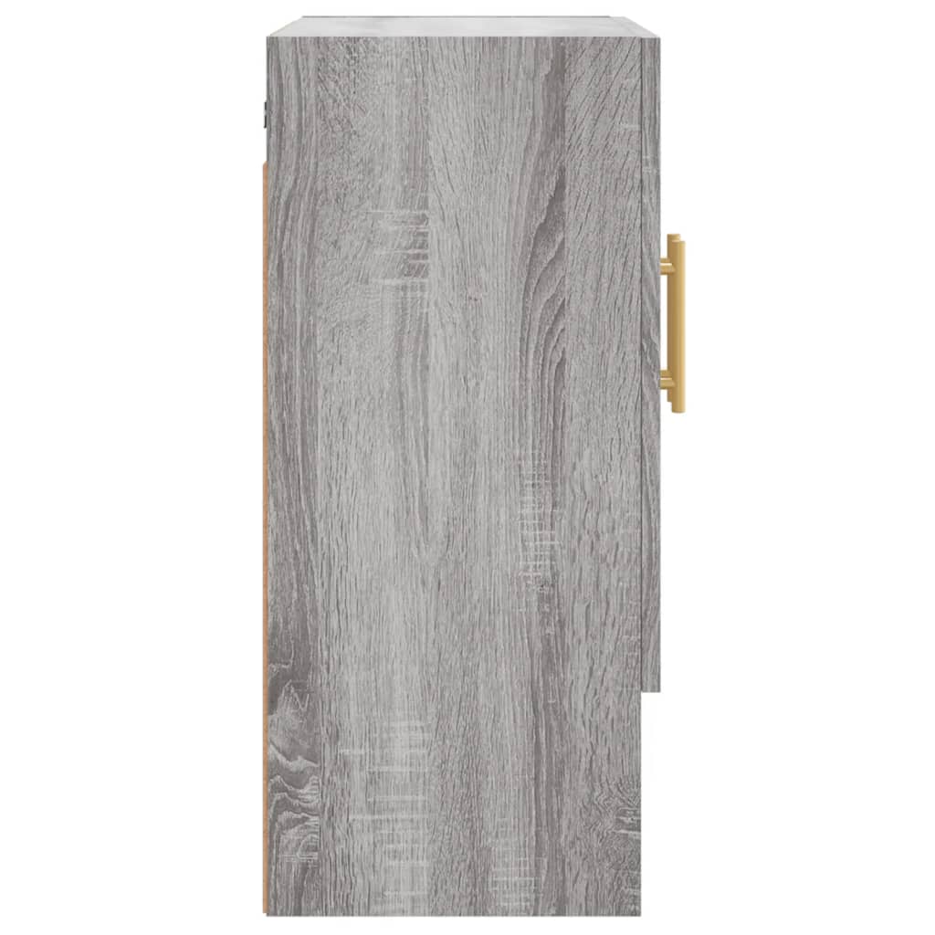 vidaXL Dulap de perete, gri sonoma, 60x31x70 cm, lemn compozit