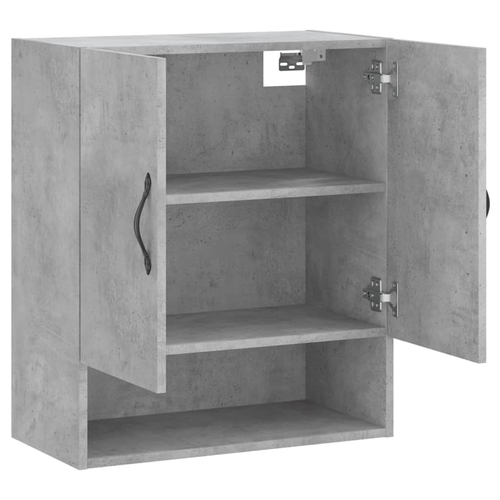 vidaXL Dulap de perete, gri beton, 60x31x70 cm, lemn compozit