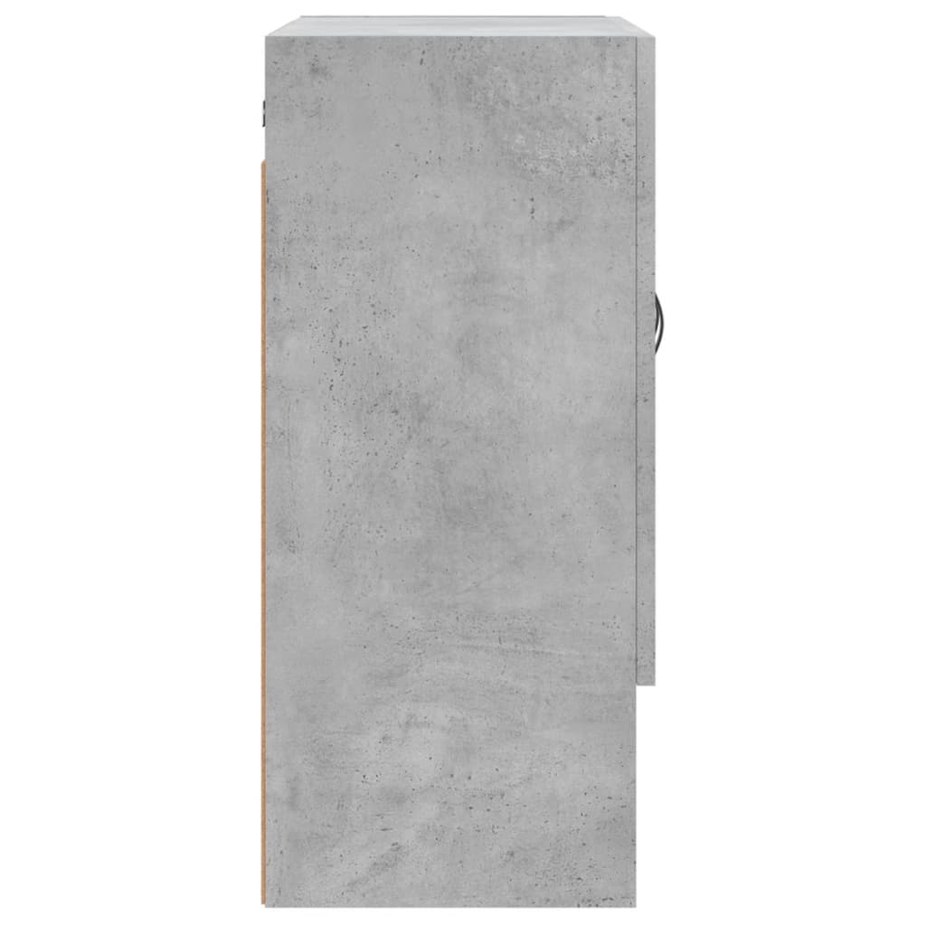 vidaXL Dulap de perete, gri beton, 60x31x70 cm, lemn compozit