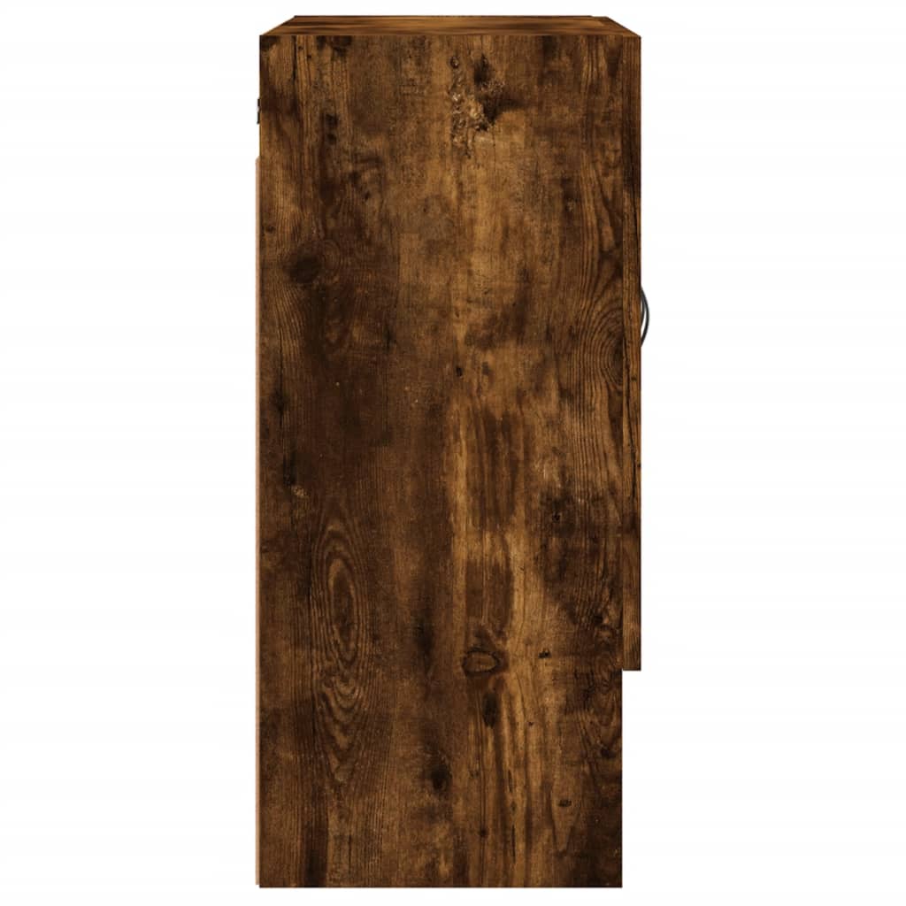 vidaXL Dulap de perete, stejar fumuriu, 60x31x70 cm, lemn compozit