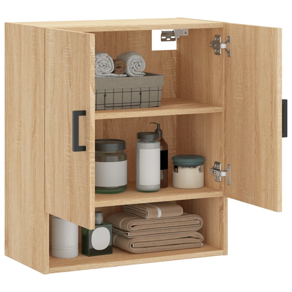 vidaXL Dulap de perete, stejar sonoma, 60x31x70 cm, lemn compozit vidaXL Dulap de perete, stejar sonoma, 60x31x70 cm, lemn compozit