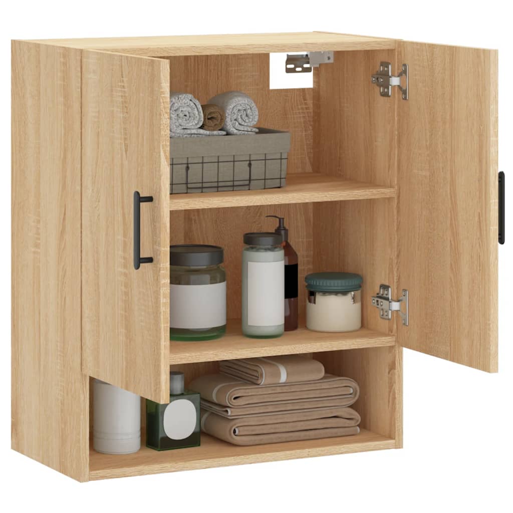 vidaXL Dulap de perete, stejar sonoma, 60x31x70 cm, lemn compozit vidaXL Dulap de perete, stejar sonoma, 60x31x70 cm, lemn compozit