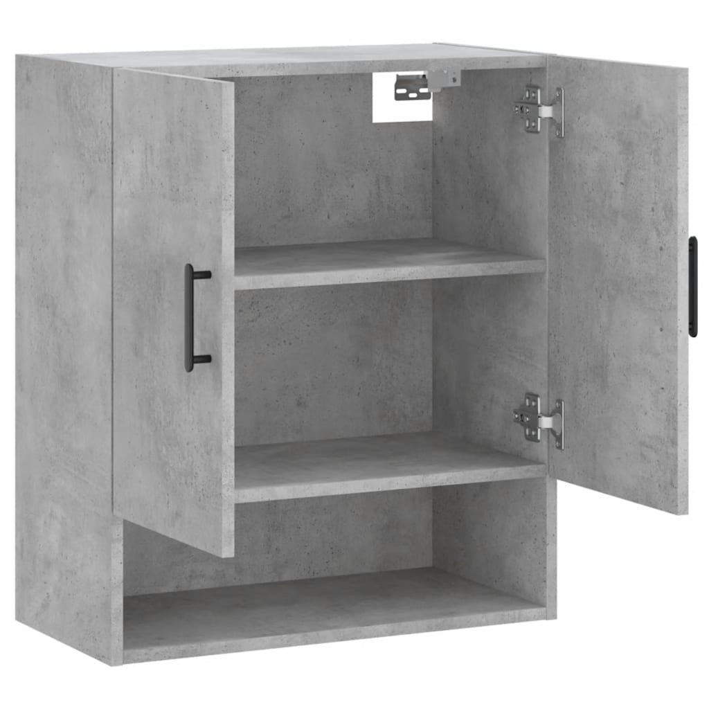 vidaXL Dulap de perete, gri beton, 60x31x70 cm, lemn compozit vidaXL Dulap de perete, gri beton, 60x31x70 cm, lemn compozit