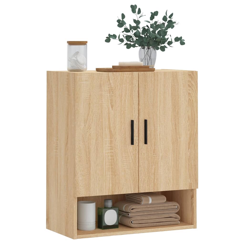 vidaXL Dulap de perete, stejar sonoma, 60x31x70 cm, lemn compozit vidaXL Dulap de perete, stejar sonoma, 60x31x70 cm, lemn compozit