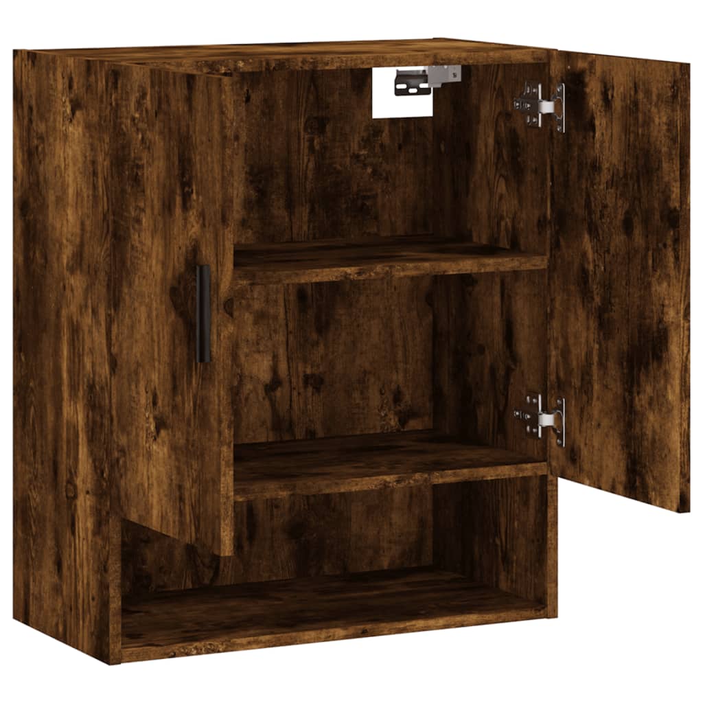 vidaXL Dulap de perete, stejar fumuriu, 60x31x70 cm, lemn compozit