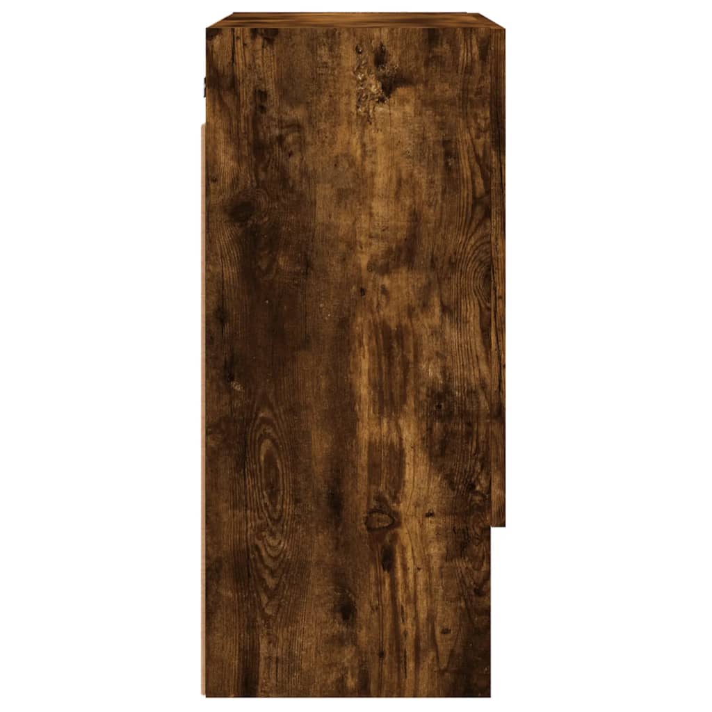 vidaXL Dulap de perete, stejar fumuriu, 60x31x70 cm, lemn compozit