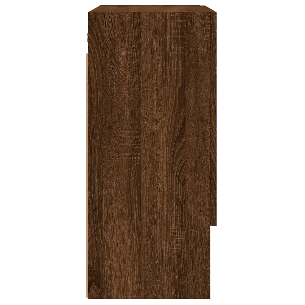 vidaXL Dulap de perete, stejar maro, 60x31x70 cm, lemn compozit