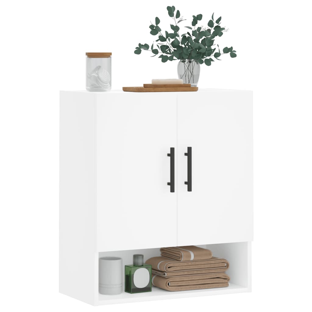 vidaXL Dulap de perete, alb, 60x31x70 cm, lemn compozit