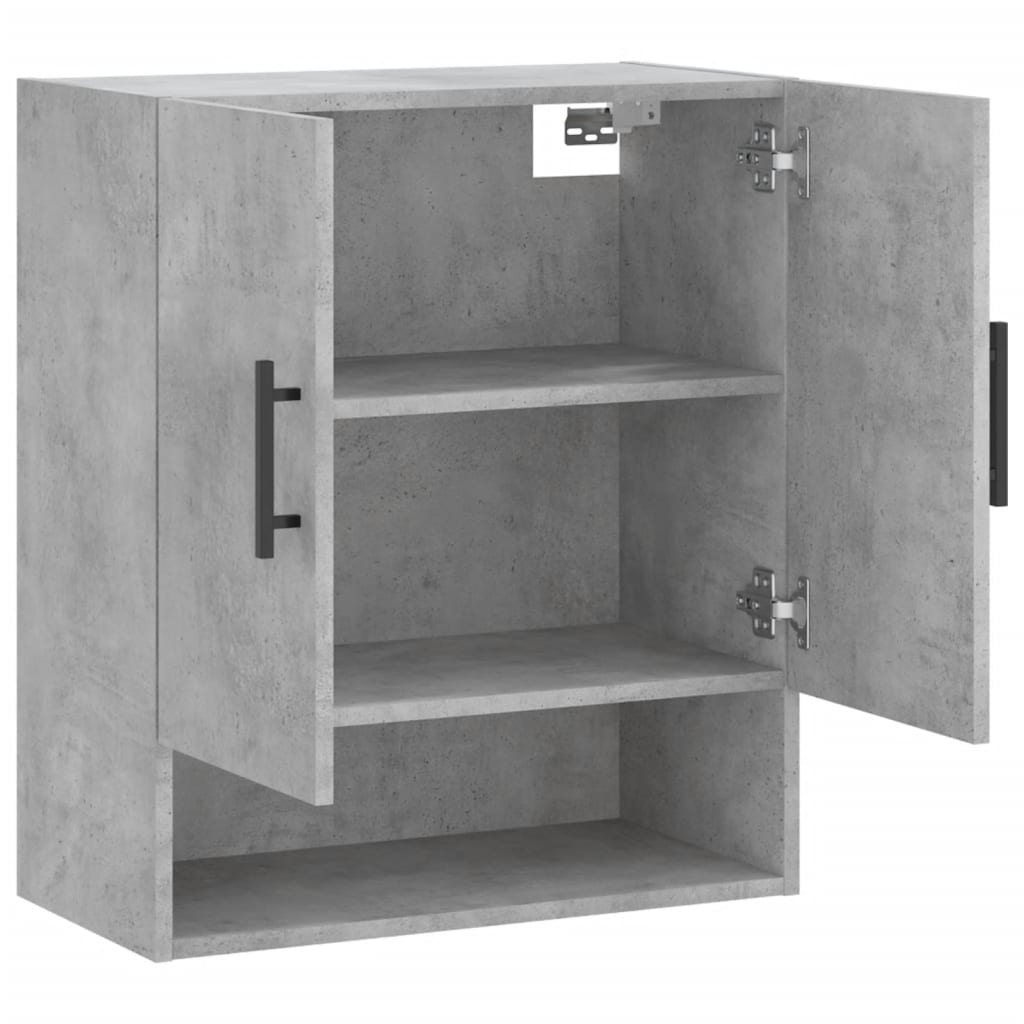 vidaXL Dulap de perete, gri beton, 60x31x70 cm, lemn compozit
