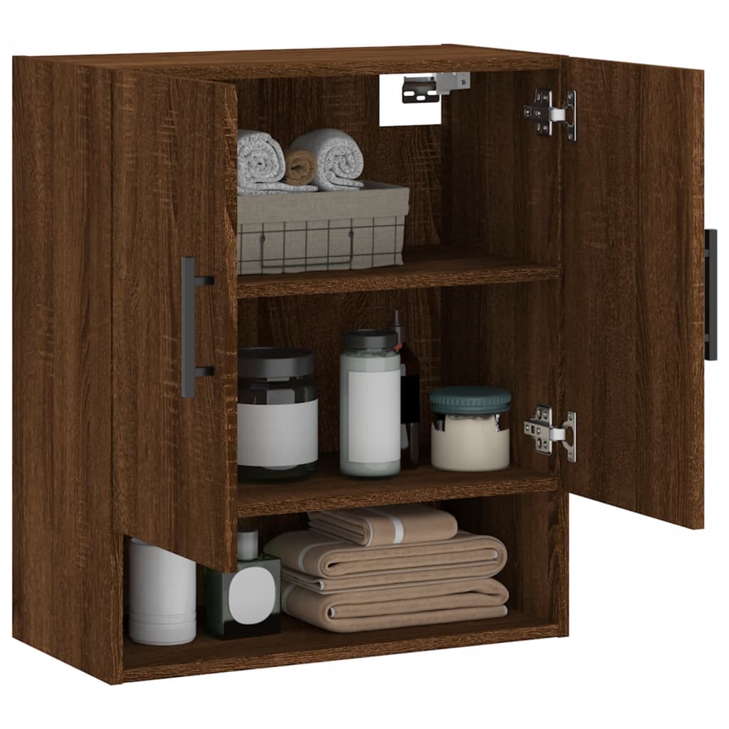 vidaXL Dulap de perete, stejar maro, 60x31x70 cm, lemn compozit
