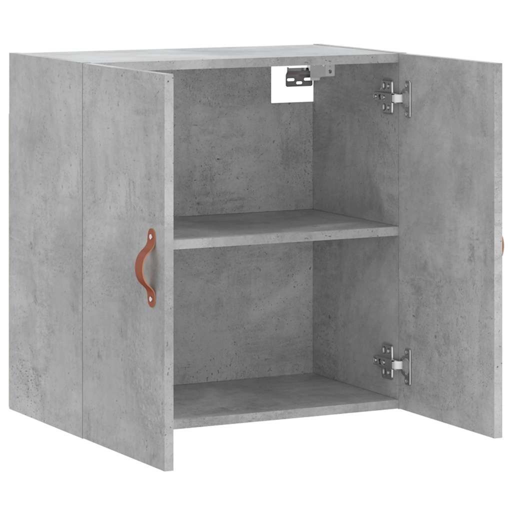 vidaXL Dulap de perete, gri beton, 60x31x60 cm, lemn compozit