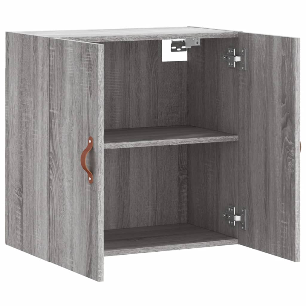 vidaXL Dulap de perete, gri sonoma, 60x31x60 cm, lemn compozit
