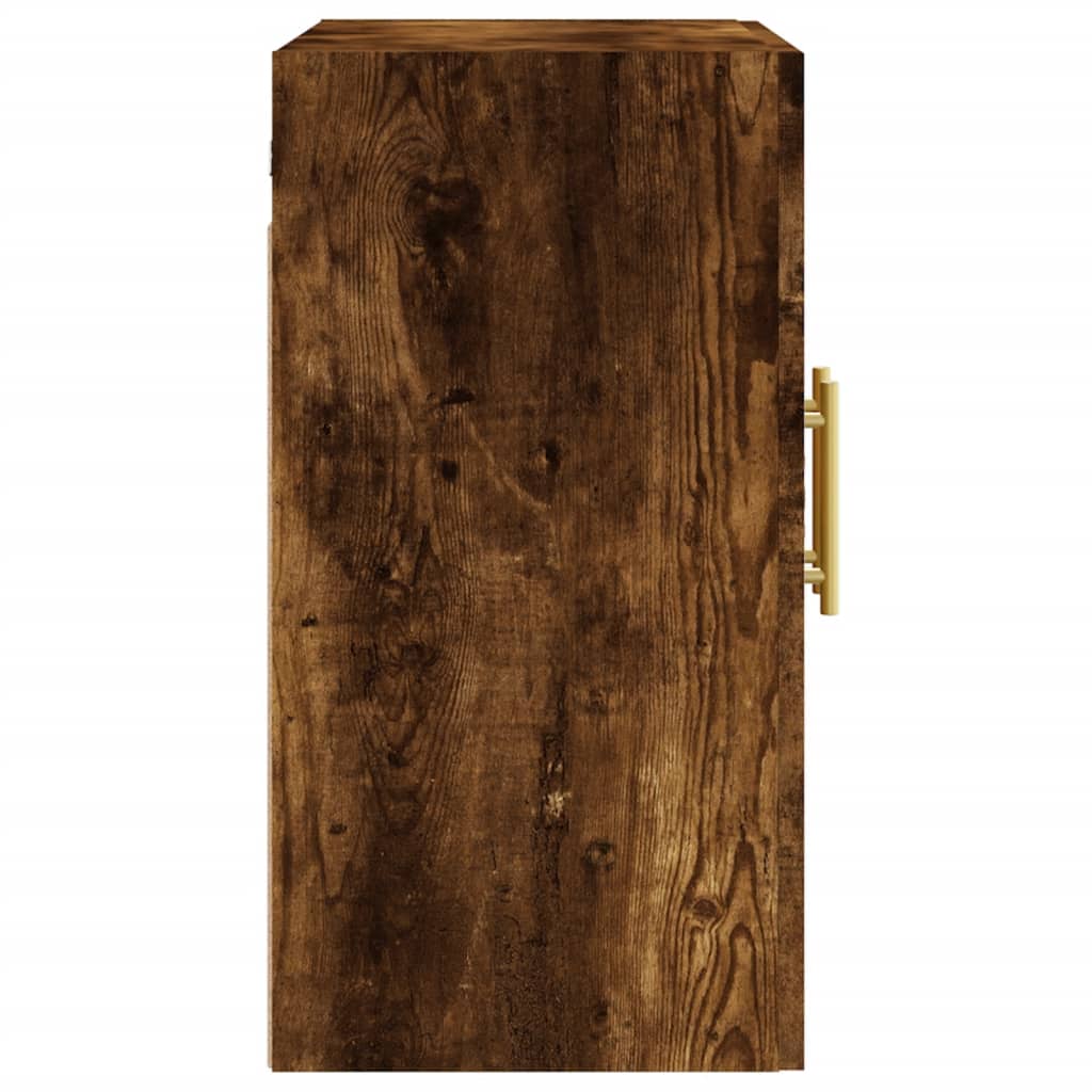 vidaXL Dulap de perete, stejar fumuriu, 60x31x60 cm, lemn compozit