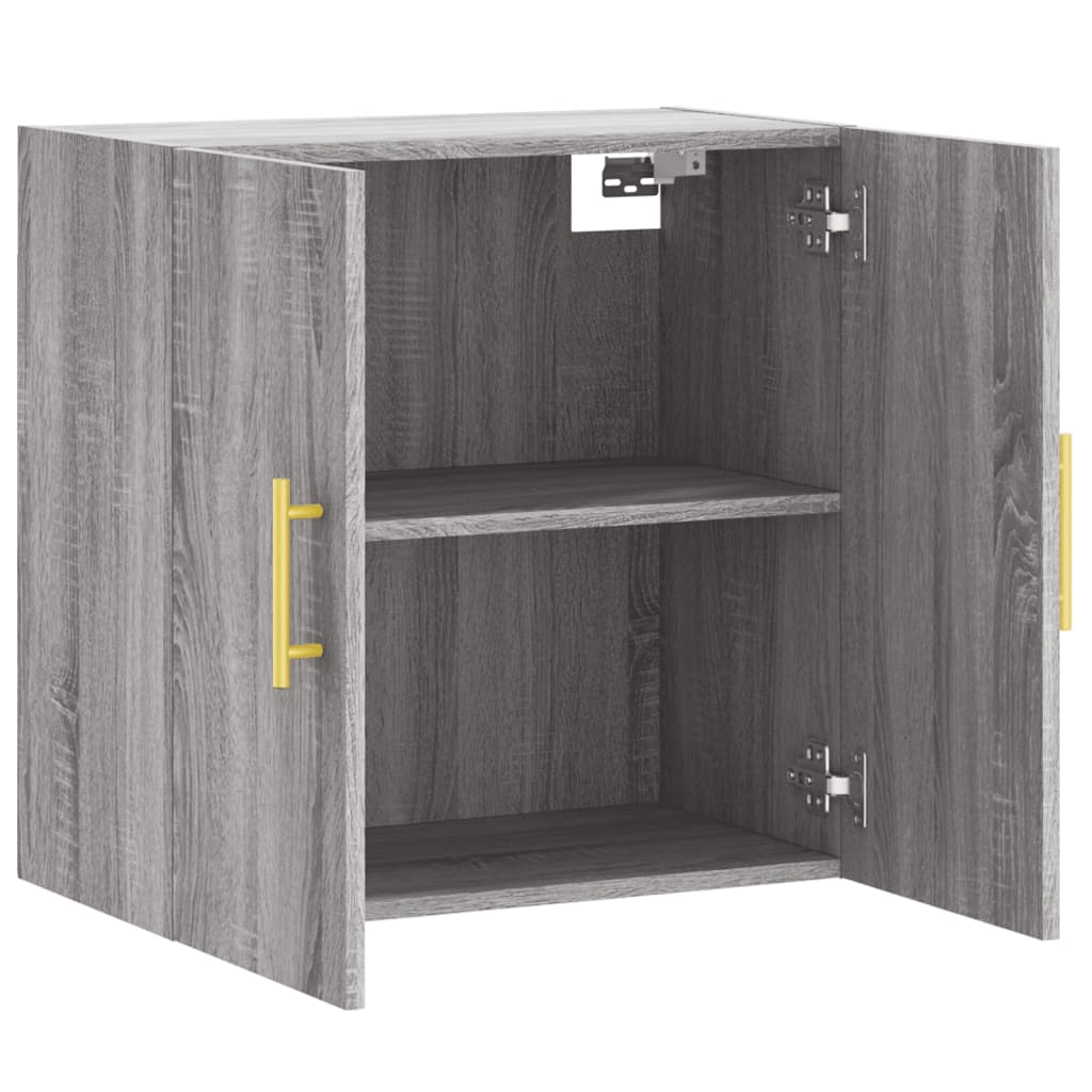vidaXL Dulap de perete, gri sonoma, 60x31x60 cm, lemn compozit