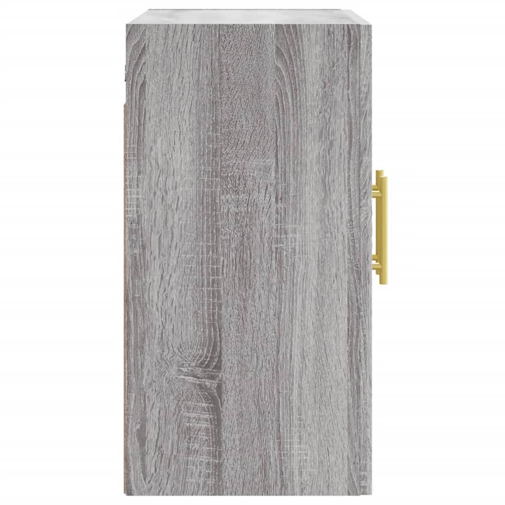 vidaXL Dulap de perete, gri sonoma, 60x31x60 cm, lemn compozit