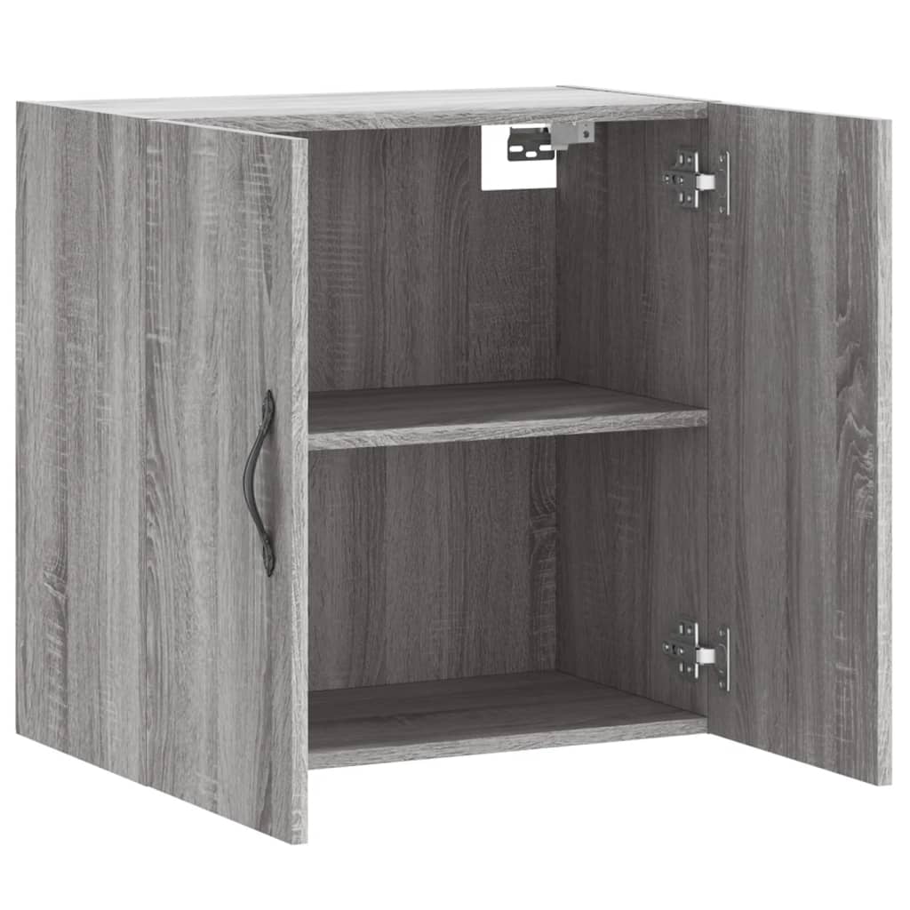 vidaXL Dulap de perete, gri sonoma, 60x31x60 cm, lemn compozit