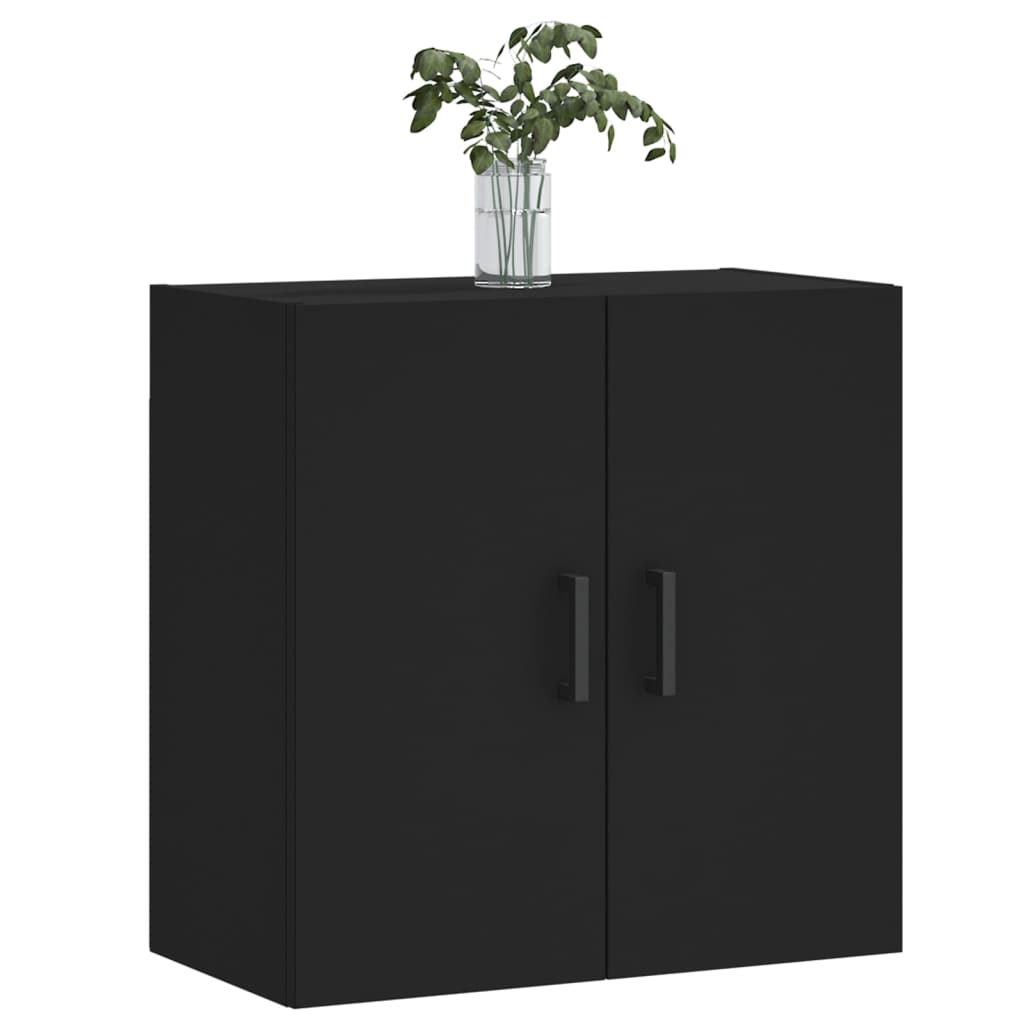 vidaXL Dulap de perete, negru, 60x31x60 cm, lemn compozit