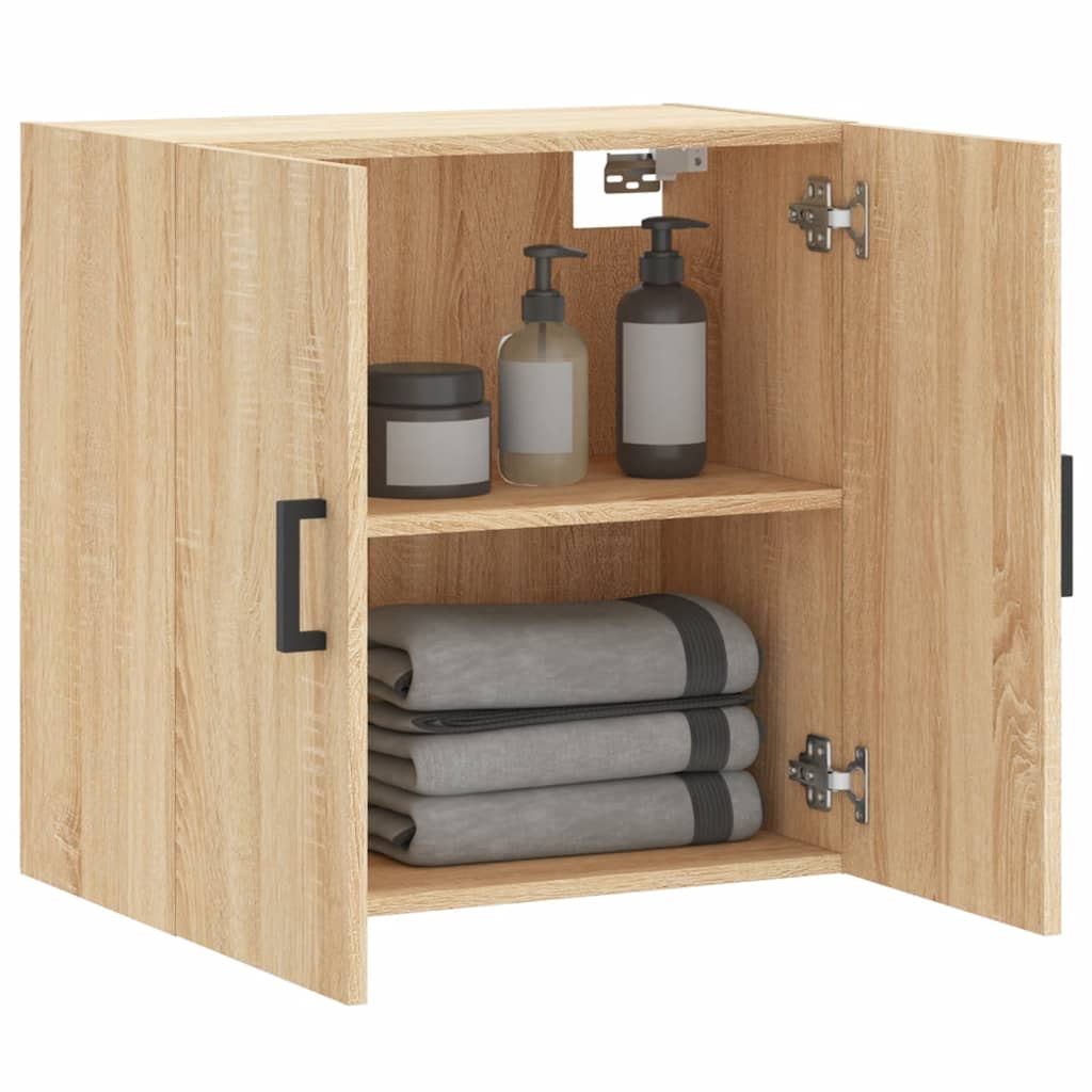 vidaXL Dulap de perete, stejar sonoma, 60x31x60 cm, lemn compozit