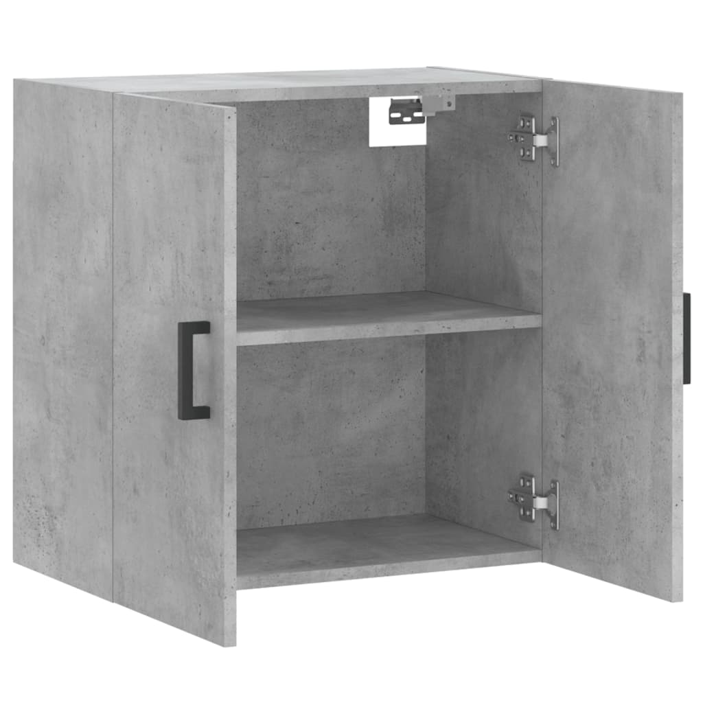 vidaXL Dulap de perete, gri beton, 60x31x60 cm, lemn compozit