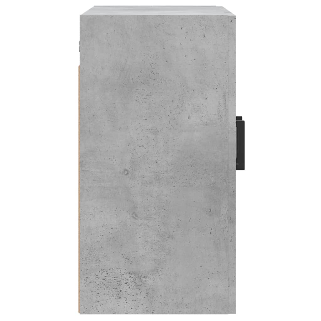 vidaXL Dulap de perete, gri beton, 60x31x60 cm, lemn compozit