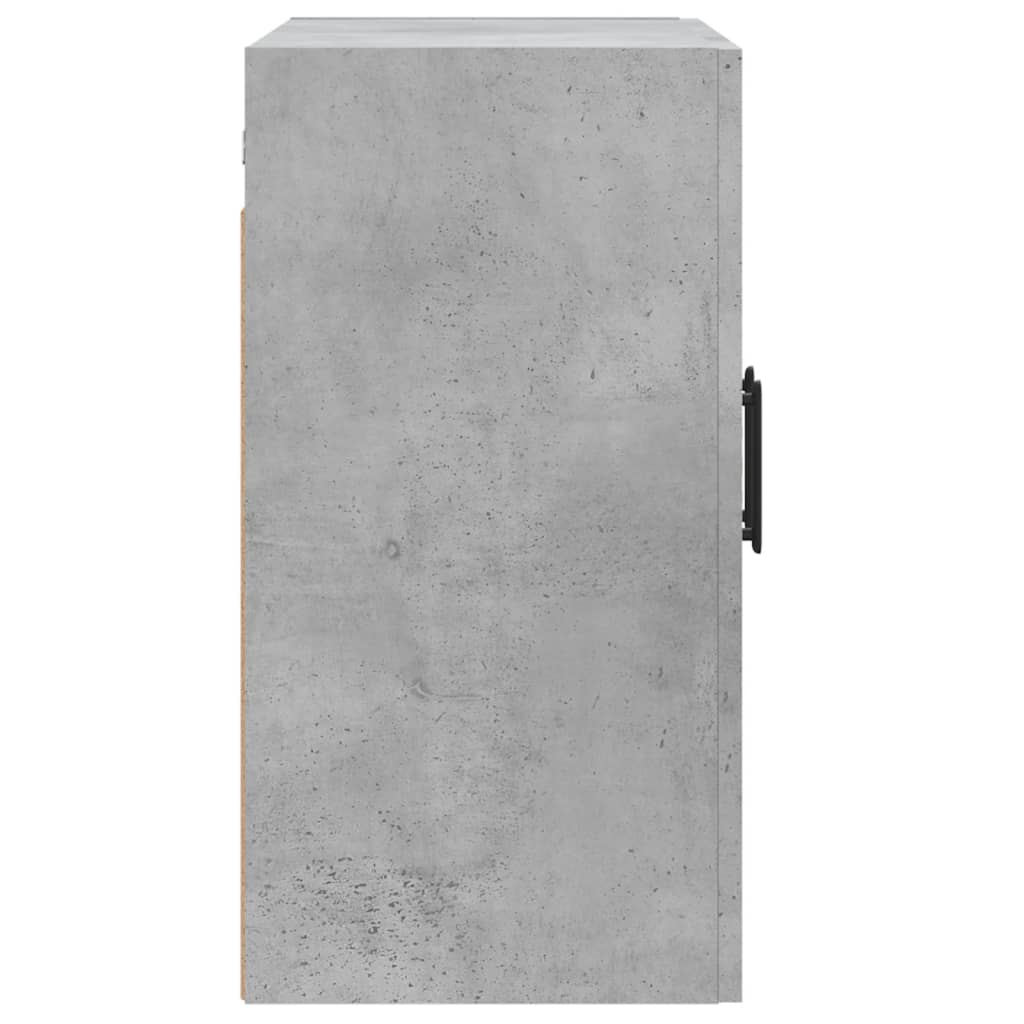 vidaXL Dulap de perete, gri beton, 60x31x60 cm, lemn compozit
