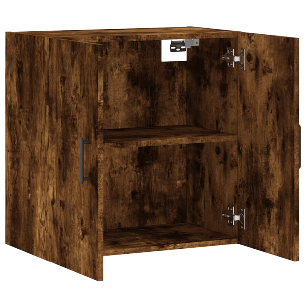 vidaXL Dulap de perete, stejar fumuriu, 60x31x60 cm, lemn compozit