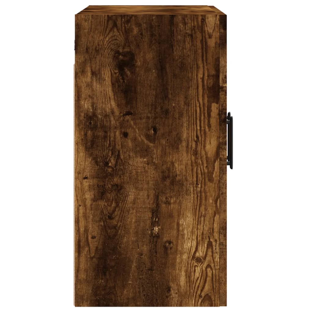 vidaXL Dulap de perete, stejar fumuriu, 60x31x60 cm, lemn compozit