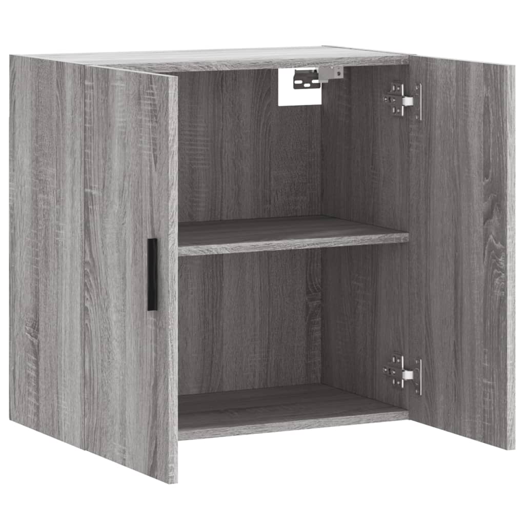 vidaXL Dulap de perete, gri sonoma, 60x31x60 cm, lemn compozit