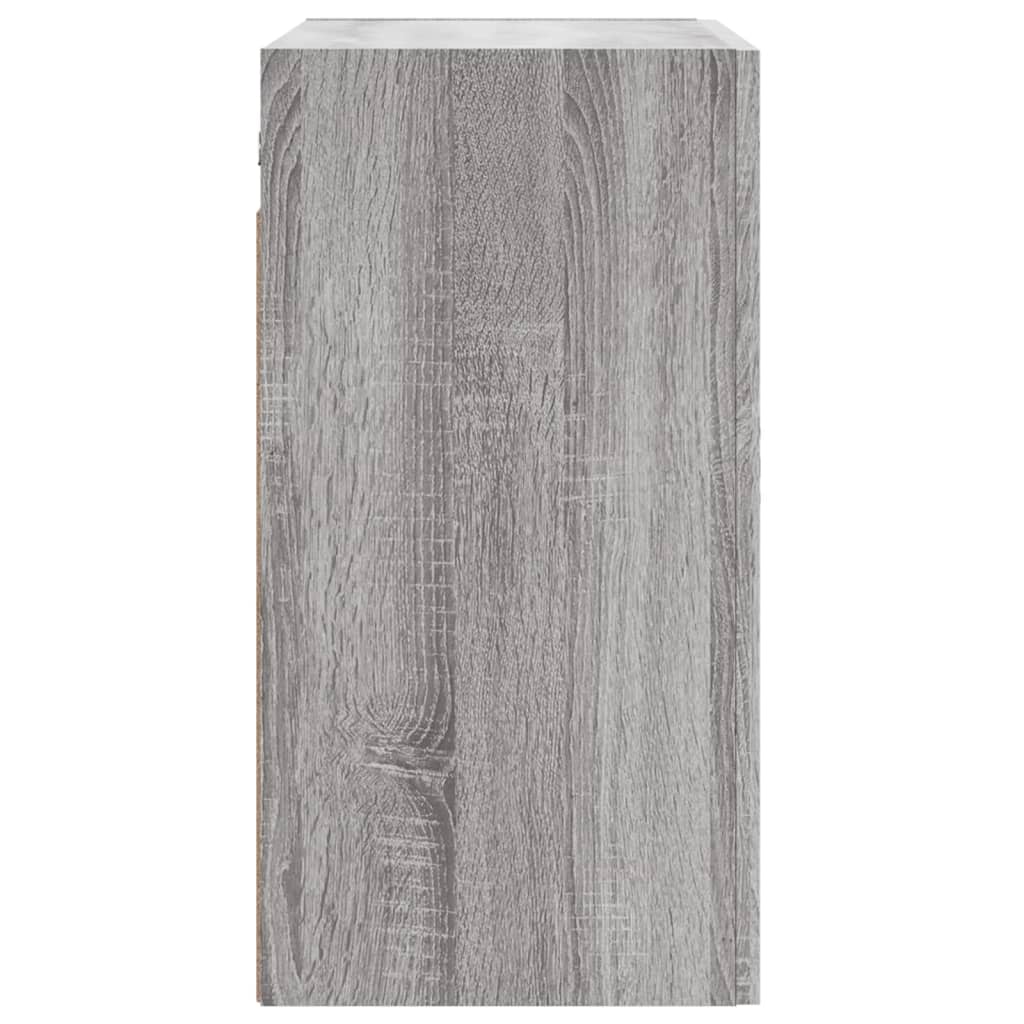 vidaXL Dulap de perete, gri sonoma, 60x31x60 cm, lemn compozit