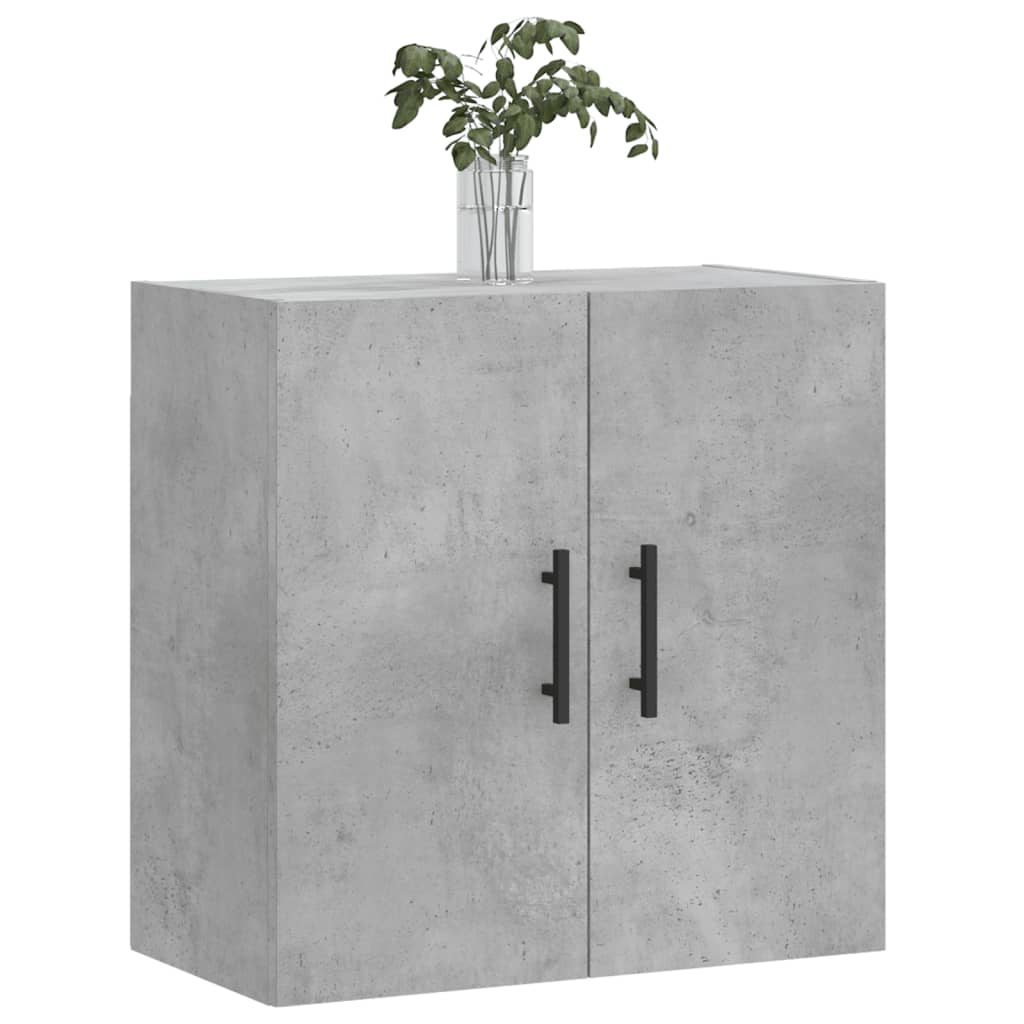 vidaXL Dulap de perete, gri beton, 60x31x60 cm, lemn compozit