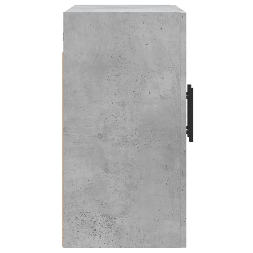 vidaXL Dulap de perete, gri beton, 60x31x60 cm, lemn compozit